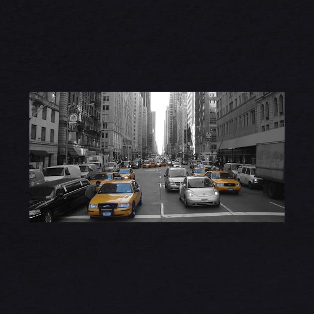 NYC Yellow Cabs by My Geeky Tees - T-Shirt Designs